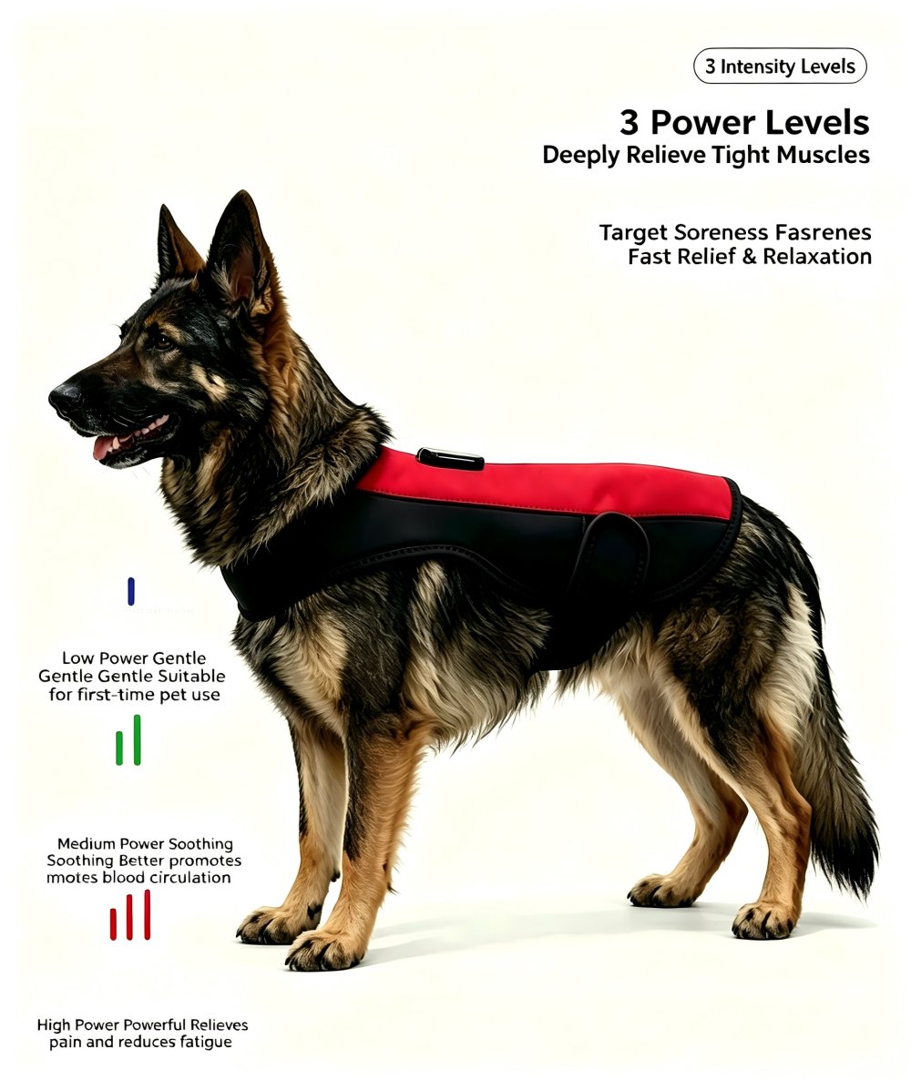 Pet red light treatment pad