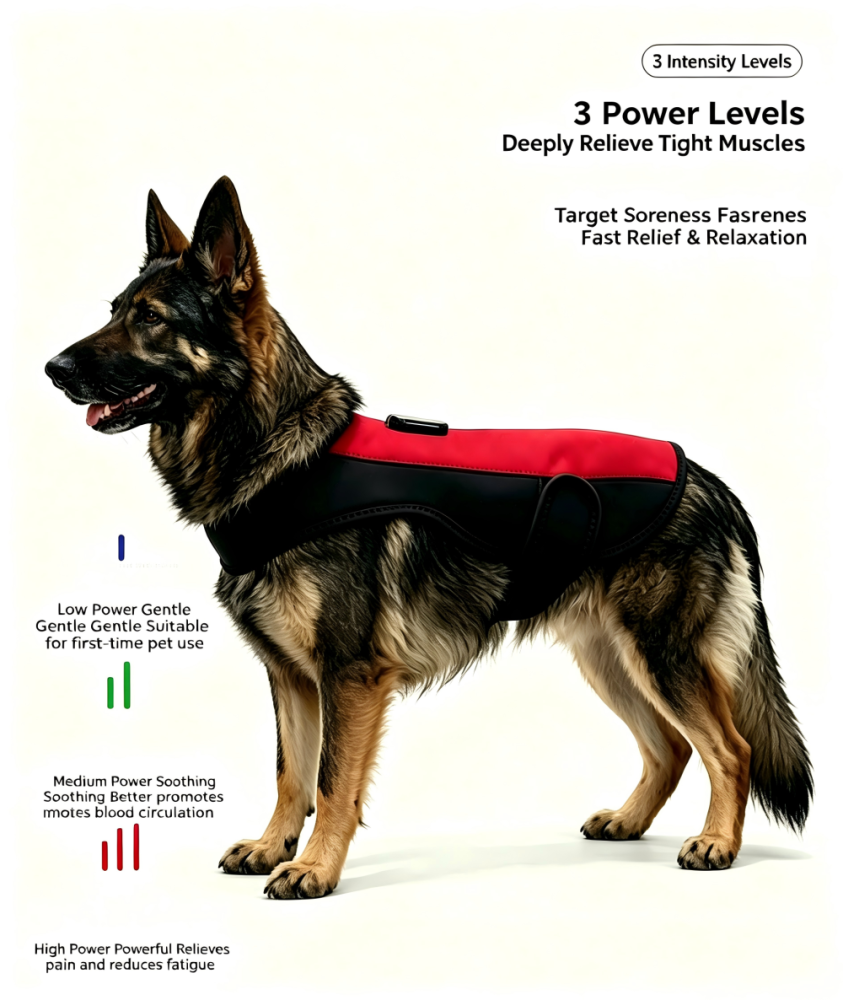 Pet red light treatment pad