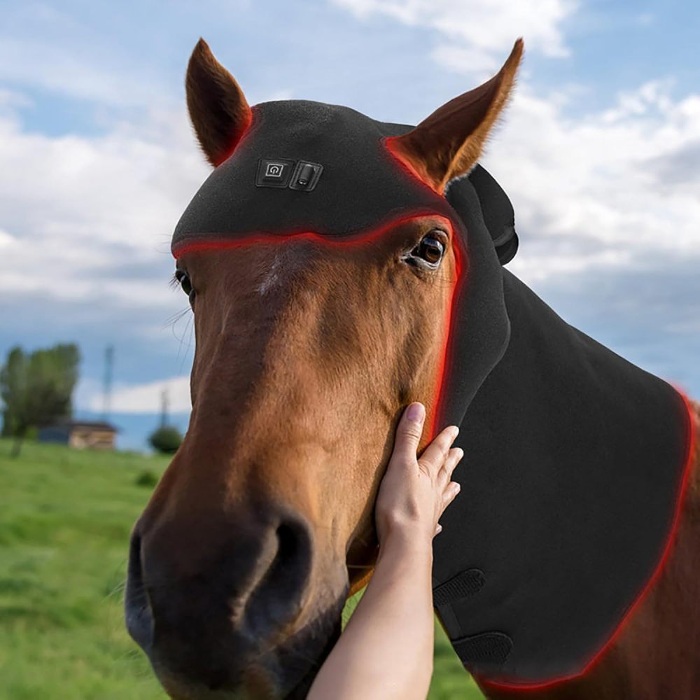 Horse head red light therapy device