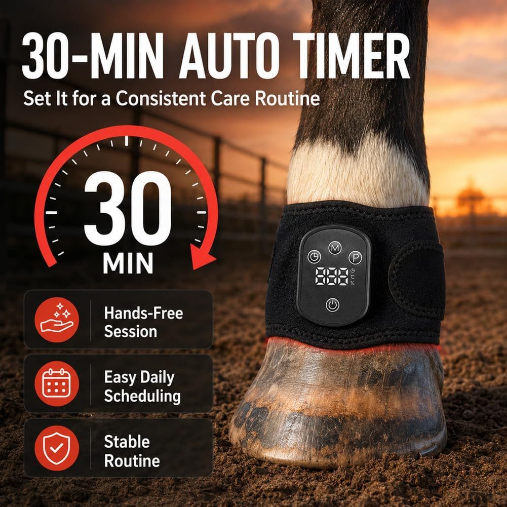 Equine Red Light Therapy Wrap for Horse