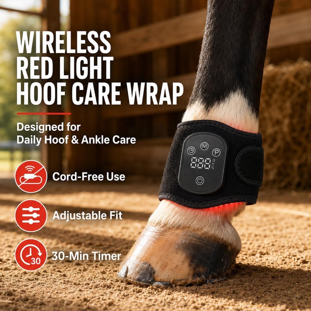 Equine Red Light Therapy Wrap for Horse