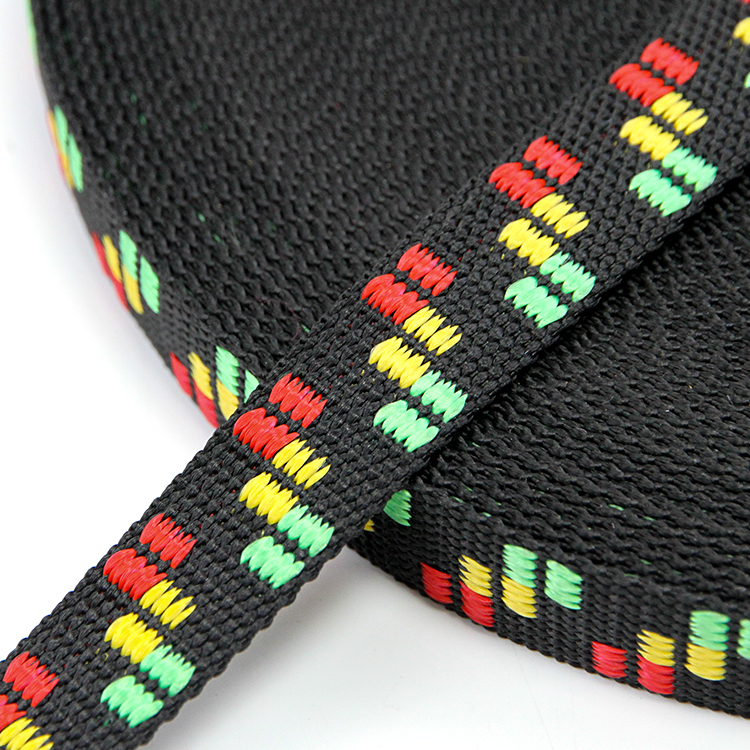 25mm Polypropylene Jacquard Webbing