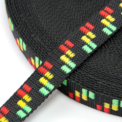 25mm Polypropylene Jacquard Webbing