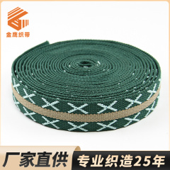 Factory wholesale 35mm polyester jacquard webbing luggage backpack shoulder strap sports equipment webbing messenger bag shoulder strap