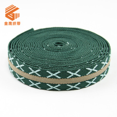 Factory wholesale 35mm polyester jacquard webbing luggage backpack shoulder strap sports equipment webbing messenger bag shoulder strap