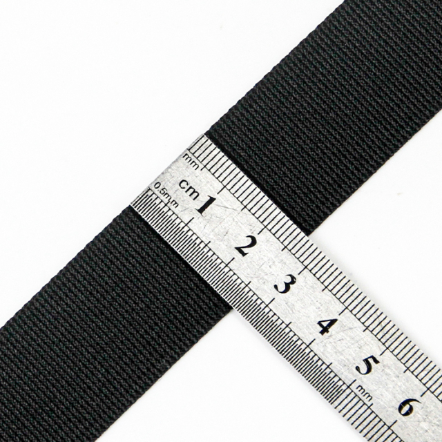 25/32/38/50mm Black Nylon Webbing