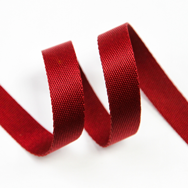 Red Nylon Solid Webbing