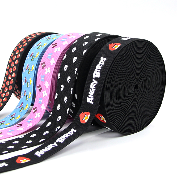Cartoon Screen Printed Elastic Band