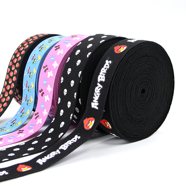 Cartoon Screen Printed Elastic Band