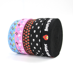 Cartoon Screen Printed Elastic Band
