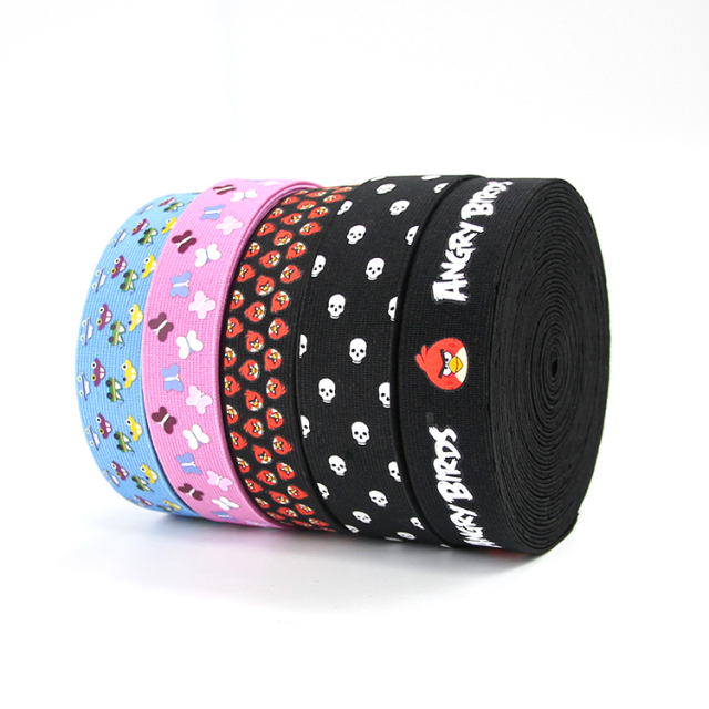 Cartoon Screen Printed Elastic Band