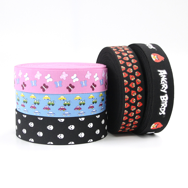 Cartoon Screen Printed Elastic Band