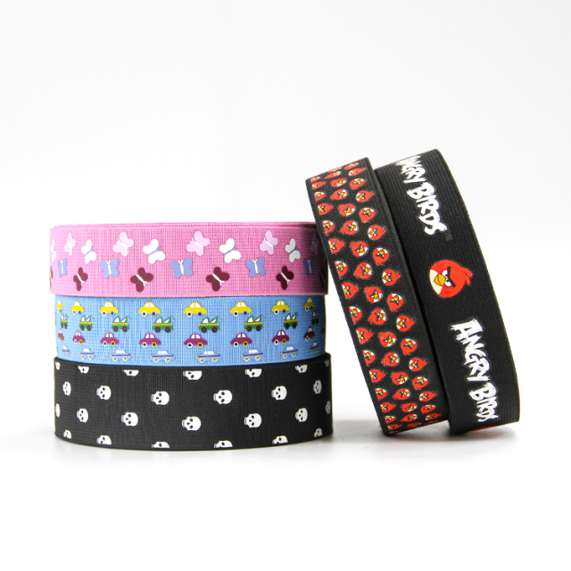 Cartoon Screen Printed Elastic Band