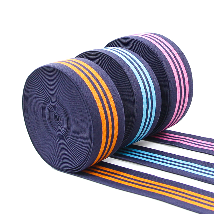 Colored Stripe Elastic Band