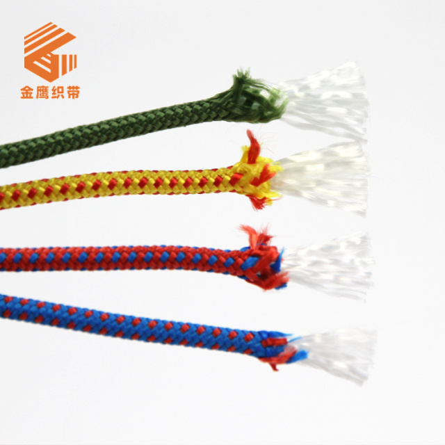 4mm high-strength polyester rope outdoor expansion climbing aid rope binding rope colorful high-altitude operation rescue rope
