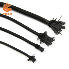 Manufacturer 4mm-6mm black round latex elastic rope rubber band trampoline rope sports tension rope round elastic rope
