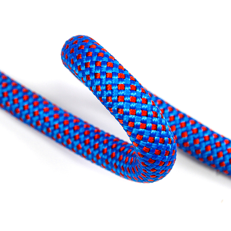 High strength polyester safety rope 8mm outdoor expansion climbing aid rope survival rope high altitude operation safety rope