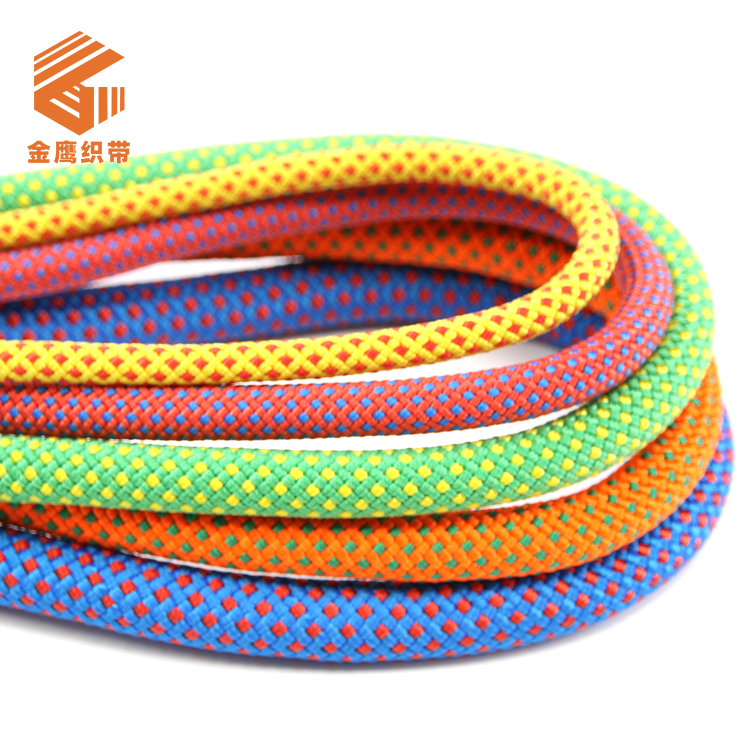 High strength polyester safety rope 8mm outdoor expansion climbing aid rope survival rope high altitude operation safety rope