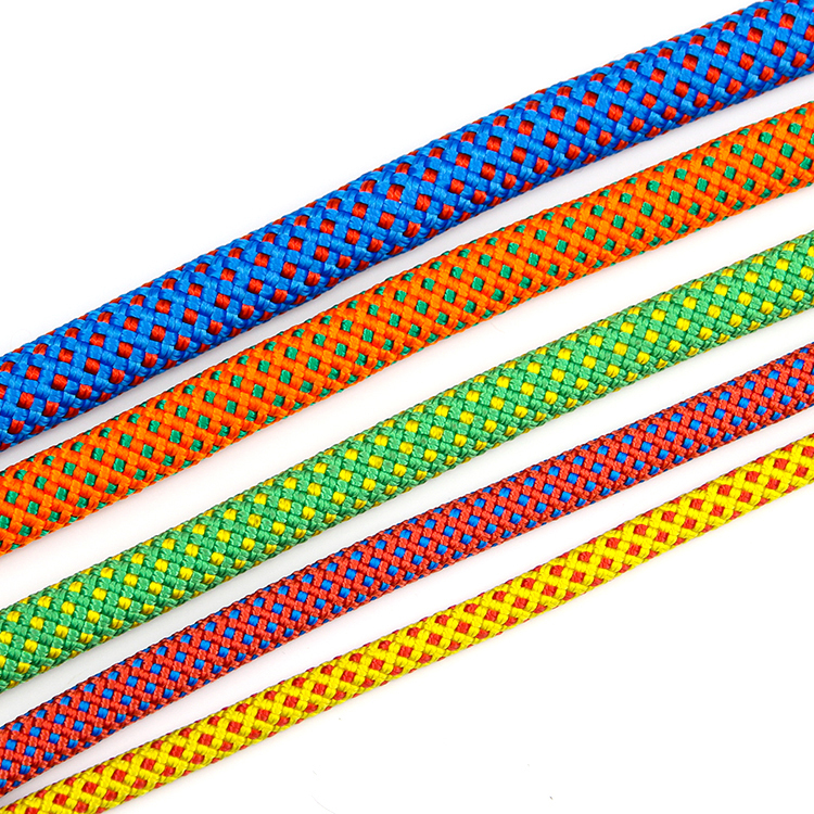 High strength polyester safety rope 8mm outdoor expansion climbing aid rope survival rope high altitude operation safety rope