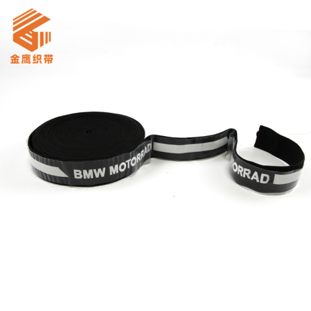 Nylon anti-skid silicone elastic waistband printed with silk screen and bright surface clothing rubber band weaving belt, soft rubber dripping rubber elastic belt