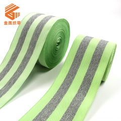 Polyester reflective webbing clothing accessories Pet traction luminous shoulder strap
