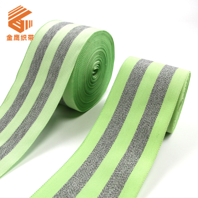 Polyester reflective webbing clothing accessories Pet traction luminous shoulder strap