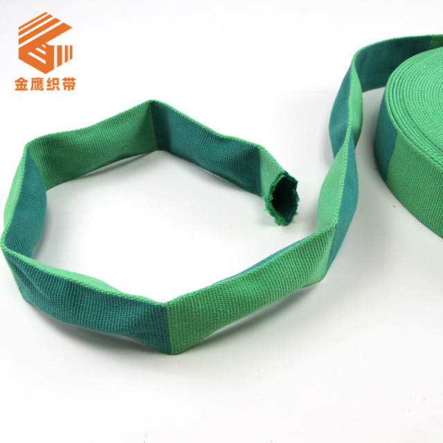 Polyester double-layer hollow imitation cotton thickened multi-color ribbon