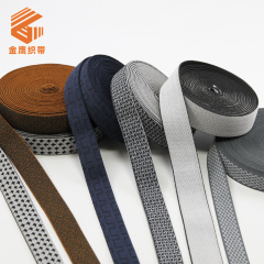 Polyester latex silk multi-color jacquard high elastic elastic band clothing backpack underwear accessories elastic