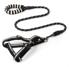 Pet Supplies Wholesale Pet Product Pet Tape Custom Leash Dog EVA Reflective Chest And Back Traction Leashes