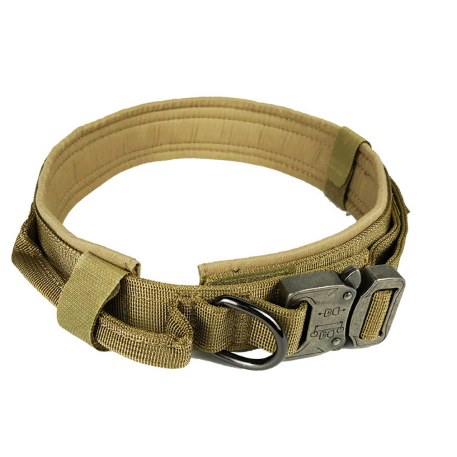 Nylon Heavy Duty Tactical Pet Collar Custom Pet Webbing Neck Set Training Collar Dog Tactical Collar Buckles For Horse