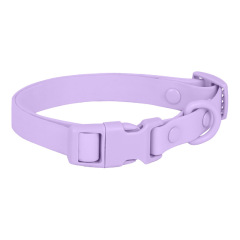 Macaron Colored Pet Collar Rust-Proof PVC Coated Webbing PVC Wrapped Tape Dog Collar Waterproof Custom PVC Dog Collar