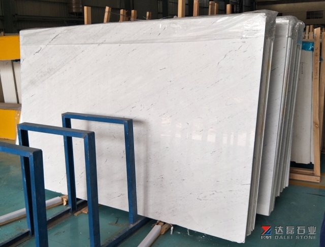 Sevec White Marble Slabs Wholesale Big Slabs 2cm Thickness Wholesale
