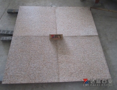 Rusty Yellow G682 Granite Tiles Flamed Finish