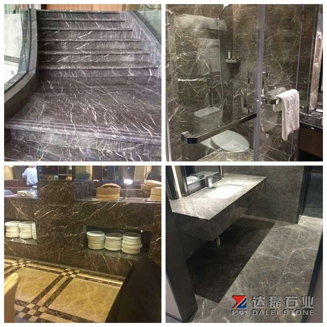 Thomas Grey Marble Slab Supply To Indoor and Outdoor Tiles