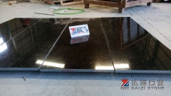 Black Galaxy Granite Tiles Supply For Building Project
