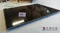 Black Galaxy Granite Tiles Supply For Building Project
