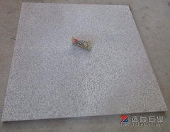 Grey White Color G655 Granite Tiles Honed Finish Way