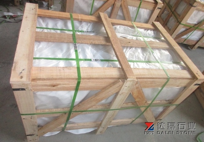 Grey White Color G655 Granite Tiles Honed Finish Way