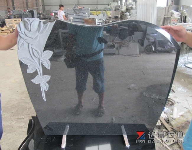 Shanxi Black Headstone Tombstone On Sale