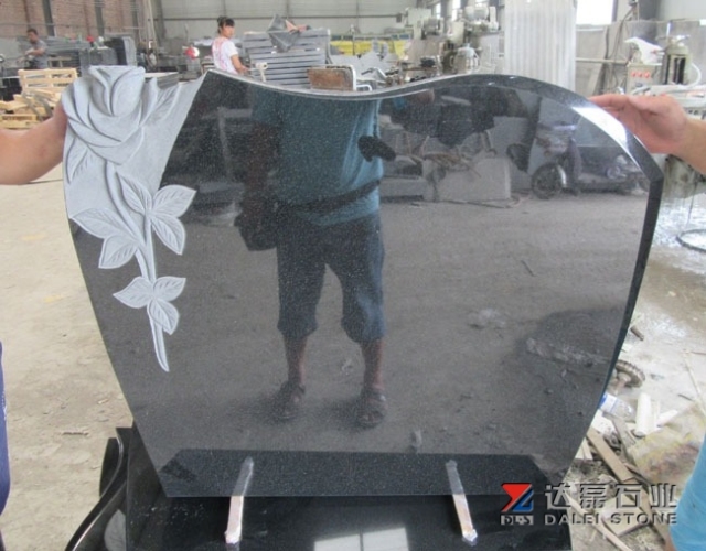 Shanxi Black Headstone Tombstone On Sale