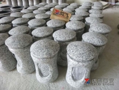 Granite Tombstone Gravestone Monument Vase