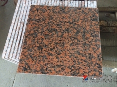 Maple Red G562 Granite Tiles with Polished Way