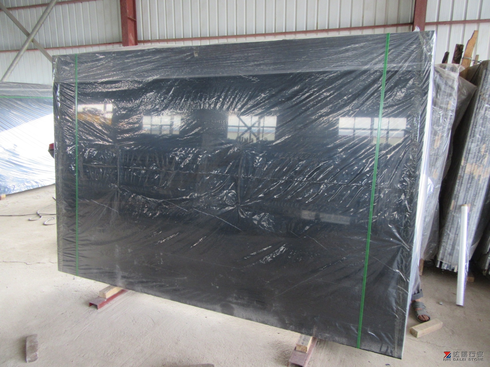 Black Marquina Marble Slabs with Good Polished