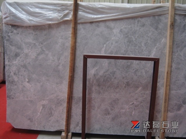 Grey Color Silver Ermine Marble Slabs With Polished Finish Way