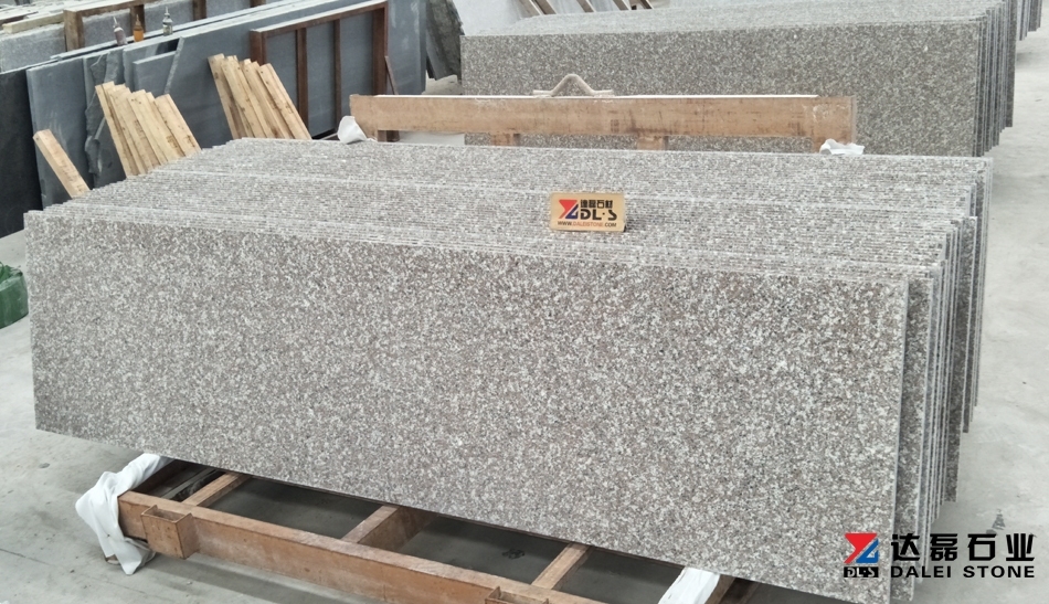 G664 Granite Countertops Flat Edge Brown Granite Wholesale