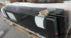 China Black Countertops With Basin Hole Cutting Wholesale Dalei Stone