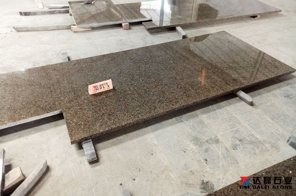 Saudi Tropical Brown Granite Countertops Project Wholesale Dalei Stone