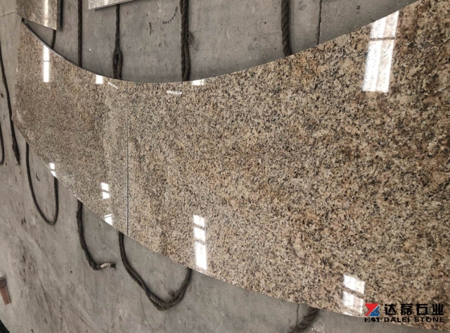 Dalei Stone Wholesale Giallo Ornamental Countertops Golden Color