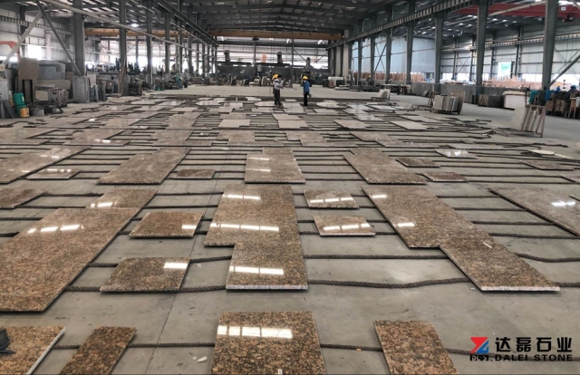 Dalei Stone Wholesale Giallo Ornamental Countertops Golden Color