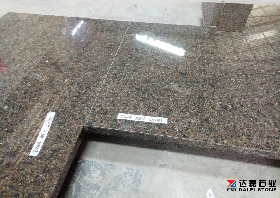 Saudi Tropical Brown Granite Countertops Project Wholesale Dalei Stone